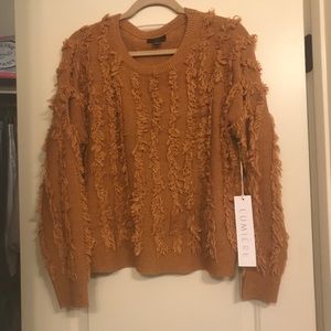 Mustard sweater.